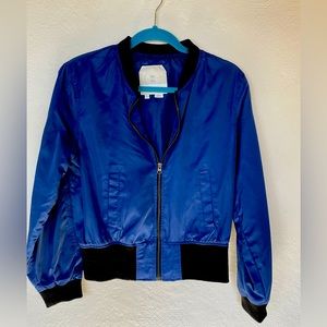 Silky Bomber Jacket